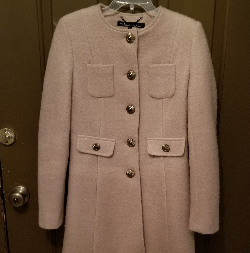 KENNETH COLE WOOL COAT BEIGE 6